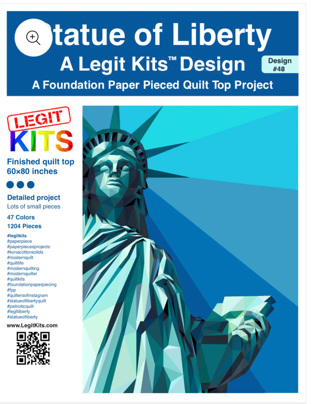 Statue of Liberty Pattern by Legit Kits