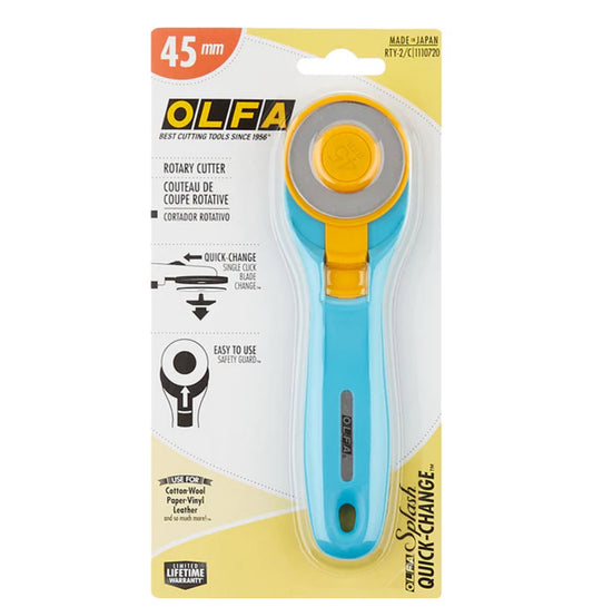 Olfa Splash Aqua 45mm Rotary Cutter