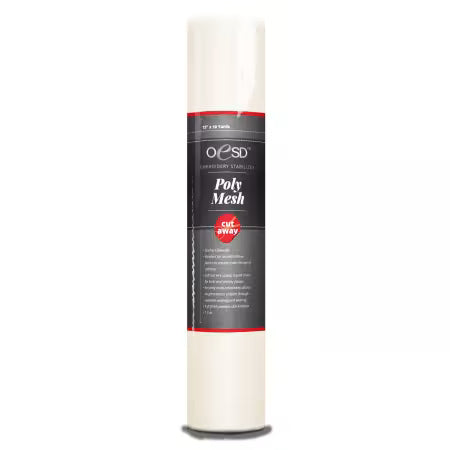 OESD PolyMesh White 15in x 10 yds