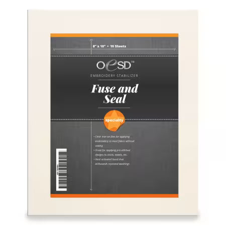 Fuse and Seal Sheets (20 ea) 8in X 10in from OESD