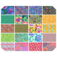 FREESPIRIT FABRICS KAFFE FASSETT COLLECTIVE FEBRUARY 2024 QUILTING FABRIC STRIPS BRIGHT