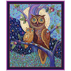 QT - Oplulent Owls - Panel/36" Panel