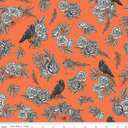 Sophisticated Halloween Main Orange by Riley Blake sold by the yard