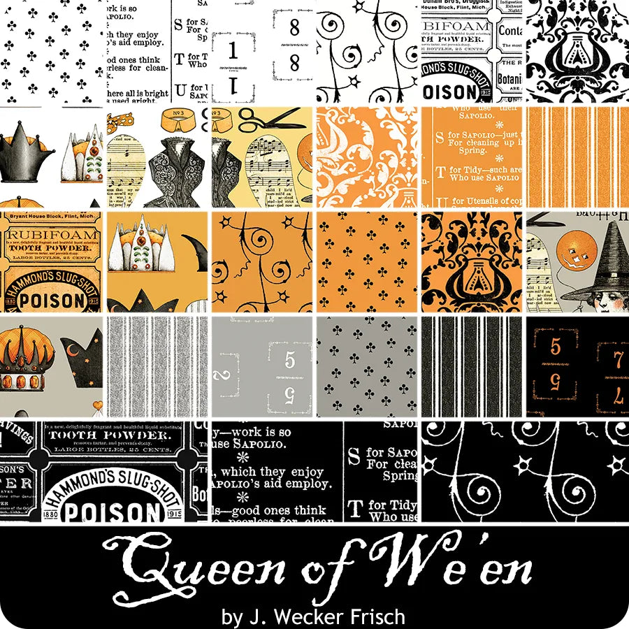 Queen of We’en 5” stacker by Riley Blake