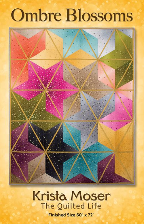 Ombré Blossoms Quilt pattern