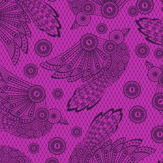 Raven Lace -  Tula Pink Night Shade
