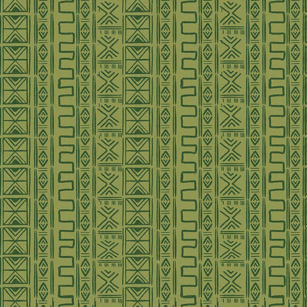 City Tribe mud cloth, green-online only