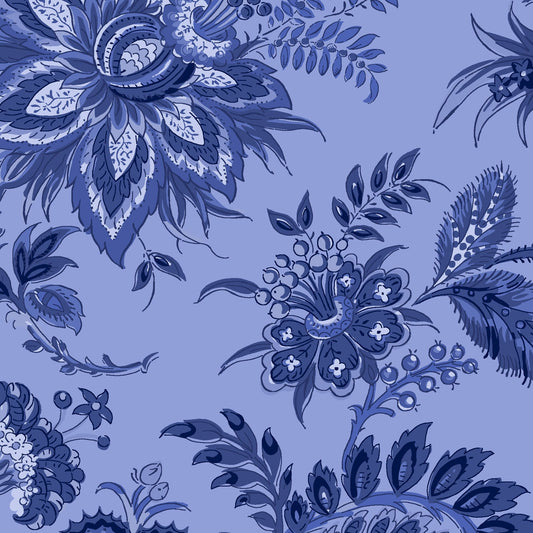 (French Quarter for Maywood Studio, blue floral