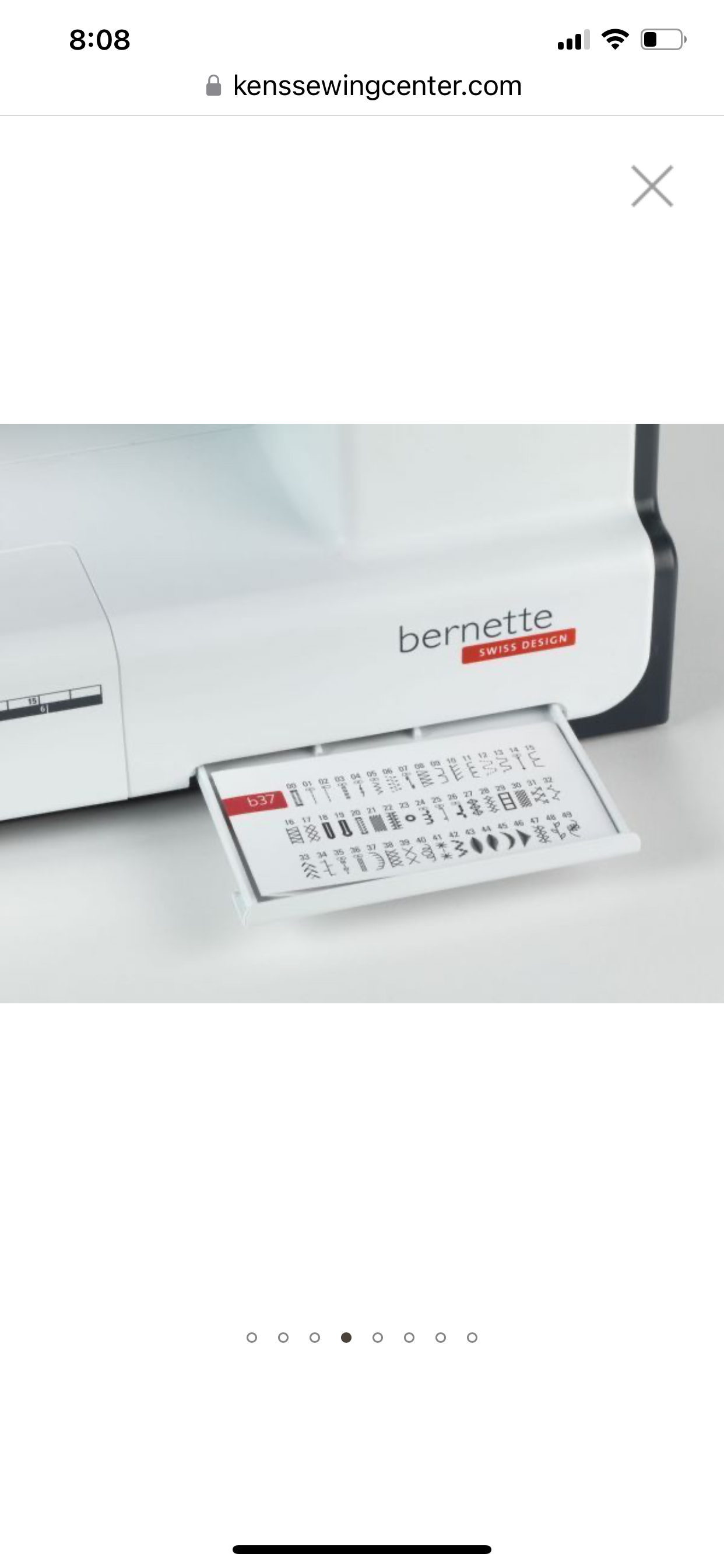 Bernette b37 Sewing Machine, online only