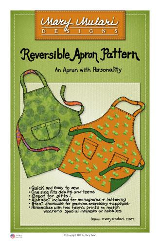 Reversible Apron G MP 01 Marys Productions