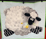 Lal the Lamb, Baby Quilt Shop Sample 42"X 34"