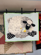 Lal the Lamb, Baby Quilt Shop Sample 42"X 34"