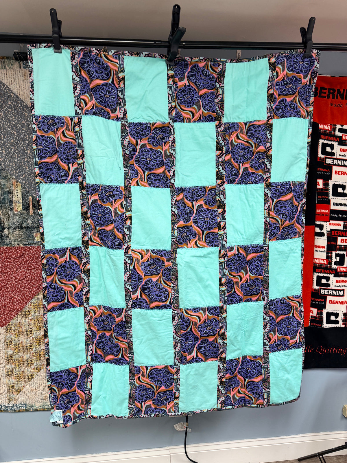 Midnight Magic Organic Cotton Quilt 53" X40"
