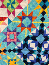 Vibe Whole Cloth Quilt Shop Sample 52" X 70"