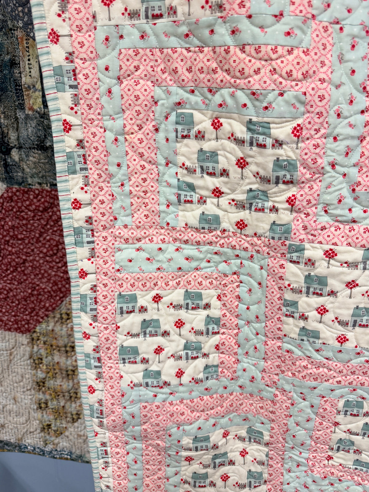 My Summer House, Throw Size Quilt 39" X 55"