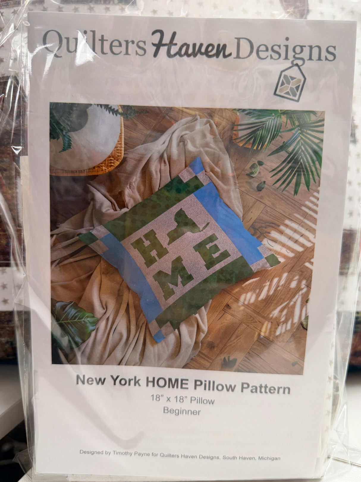 New York State Home Pillow Kit- Tim Holts and Seth Apter Fabric