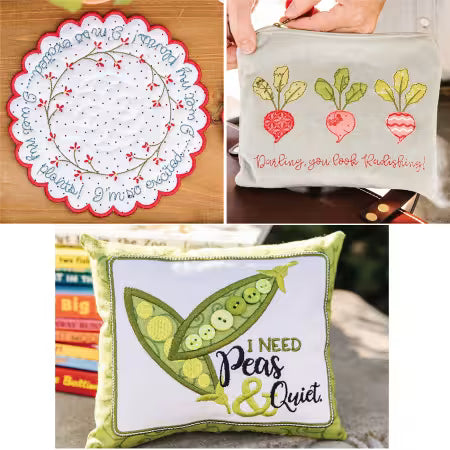 Kimberbell Classic Vol 5 Garden Guild machine embroidery pattern