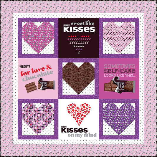 Celebrate with Hershey Valentine's Panel Quilt Boxed Kit