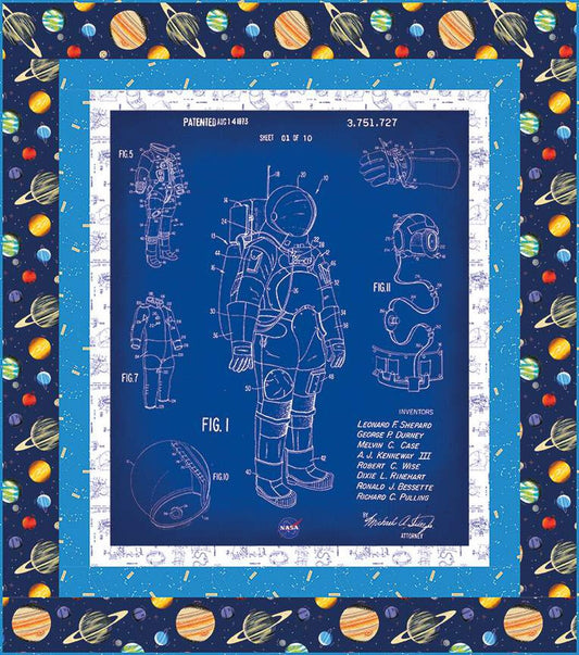 NASA Spacesuit Panel Quilt Boxed Kit