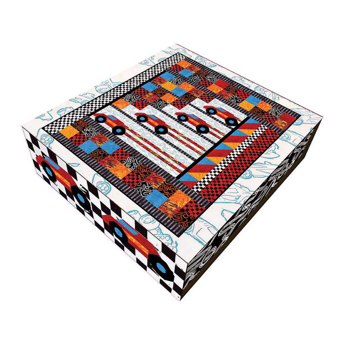 Batiks Zoomaroo Quilt Kit from Riley Blake