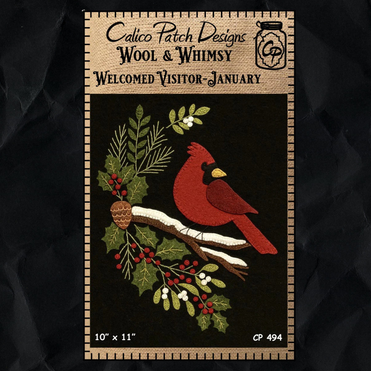 Wool & Whimsy Wool Block of the Month – 12 Month Program (Riley Blake)
