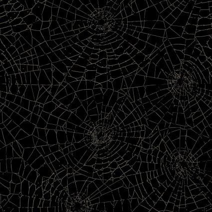 Web of roses Black Spiderweb from Maywood Studio