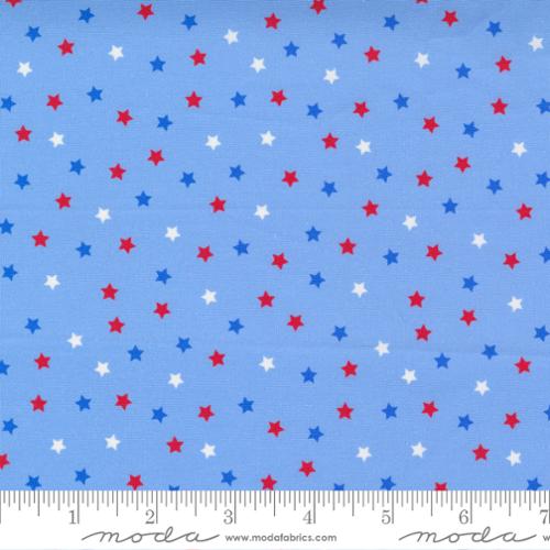 Moda Holiday Americana Blue Stars