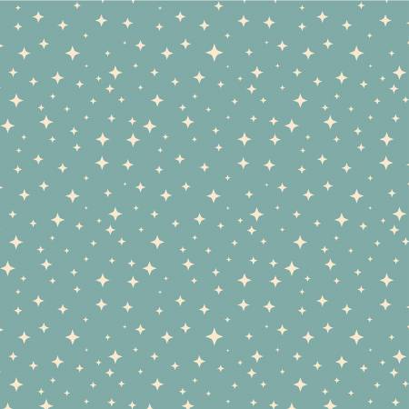 Sky Star Bright, by the yard from Poppie Cotton-