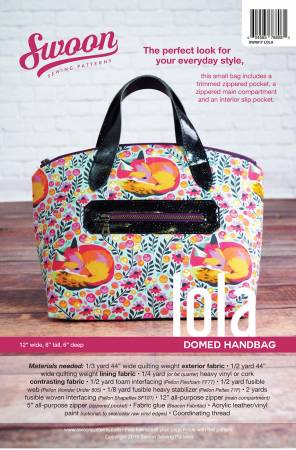 Swoon Lola Domed Handbag Pattern