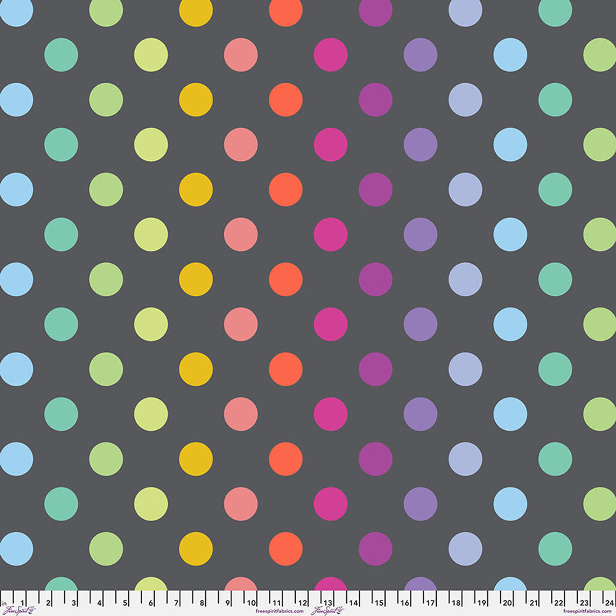 Disco Poms - Shadow || Graywork & True Colors Minky by the yard  Pre Order ships late Oct 2025