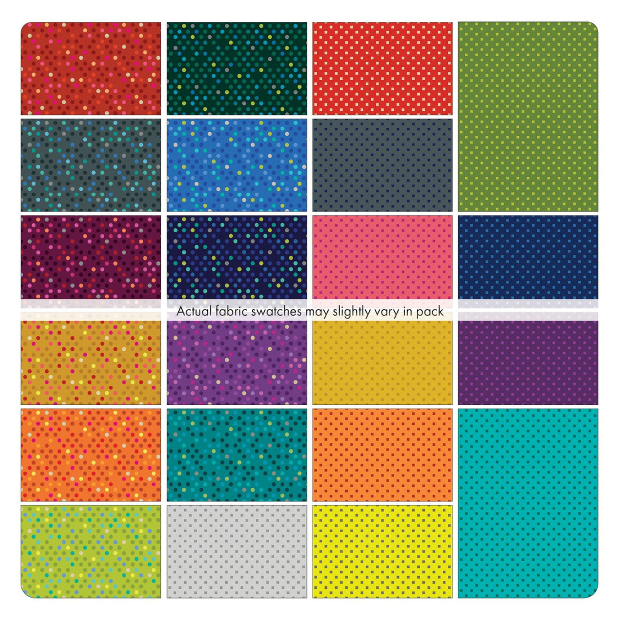 Dazzle Dots 5X5 Pack 42pc/Benartex