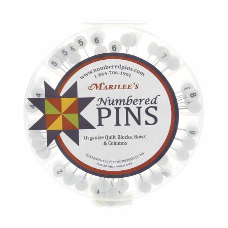 Marilee's Numbered Pins