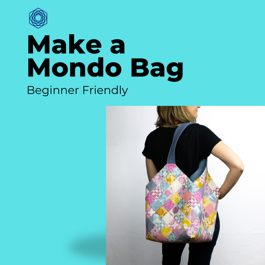 National Jelly Roll Day Bag Project.... Let's make the Mondo bag with Jelly Rolls! Saturday 9/21 10:30am -3:30pm