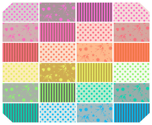 Neon True Colors - 10" Charm Pack || Neon True Colors