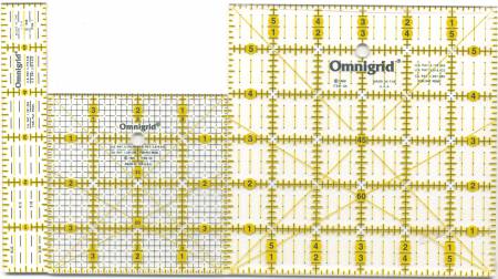 Omnigrid Ruler Quilting Square Set