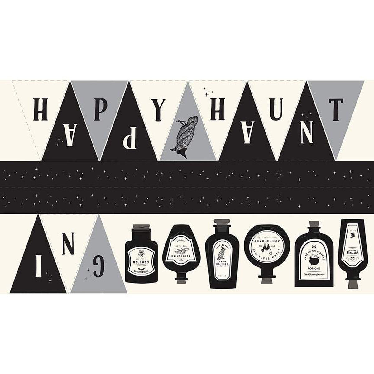 Sophisticated Halloween Bunting Panel