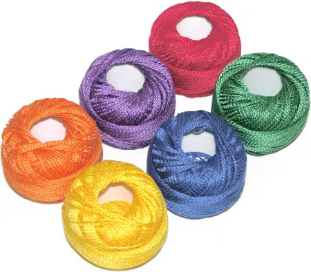 Presencia Pearl Cotton Size 8 Thread Sampler Pack Crayon