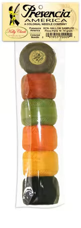 Presencia, Sample Pk Halloween Colors Pearl Cotton SZ8 10grm