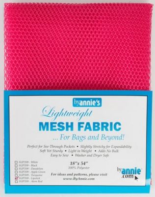 Lightweight Mesh Fabric 18inx54in Lipstick