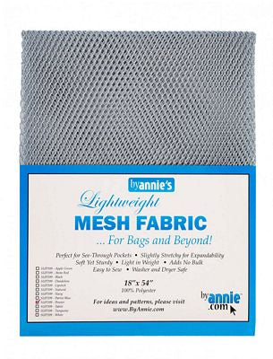 Lightweight Mesh Fabric 18inx54in Pewter
