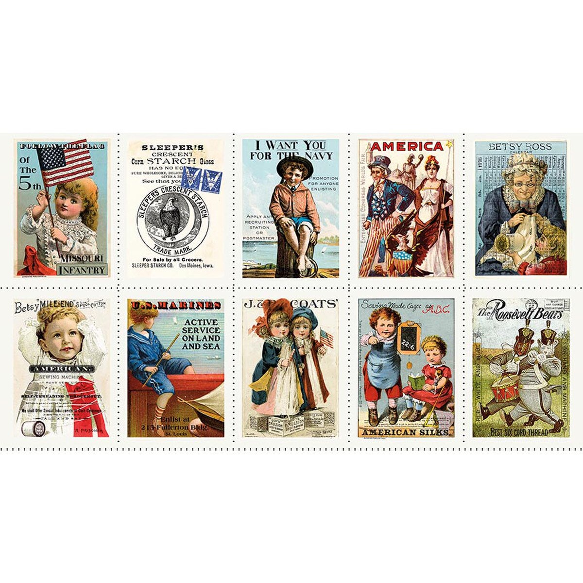 Sew America Patch Panel from Riley Blake