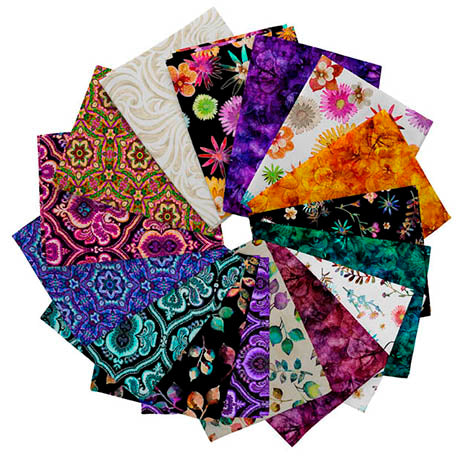 QT Fabric POTPOURRI  Fat Qrt