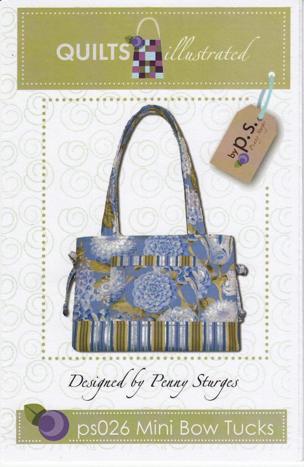 Mini Bow Tucks Bag Printed Pattern