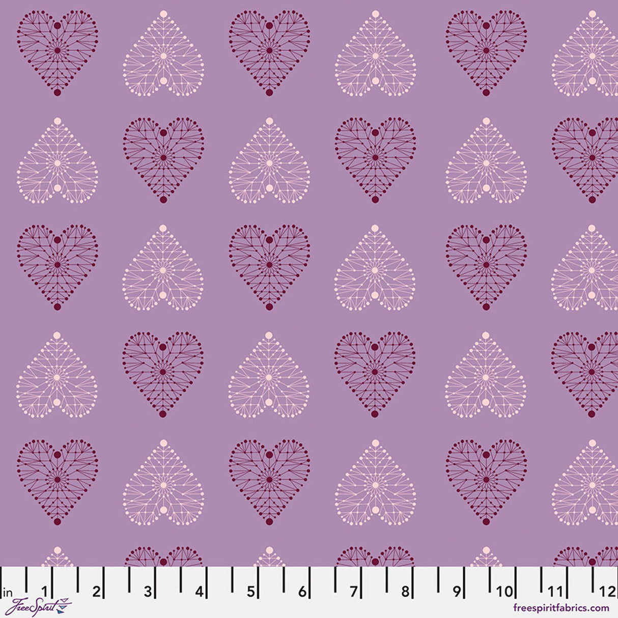 Amour - Amethyst || Enrapture by the yard from Guicy Guice for FreeSpirit Fabrics
