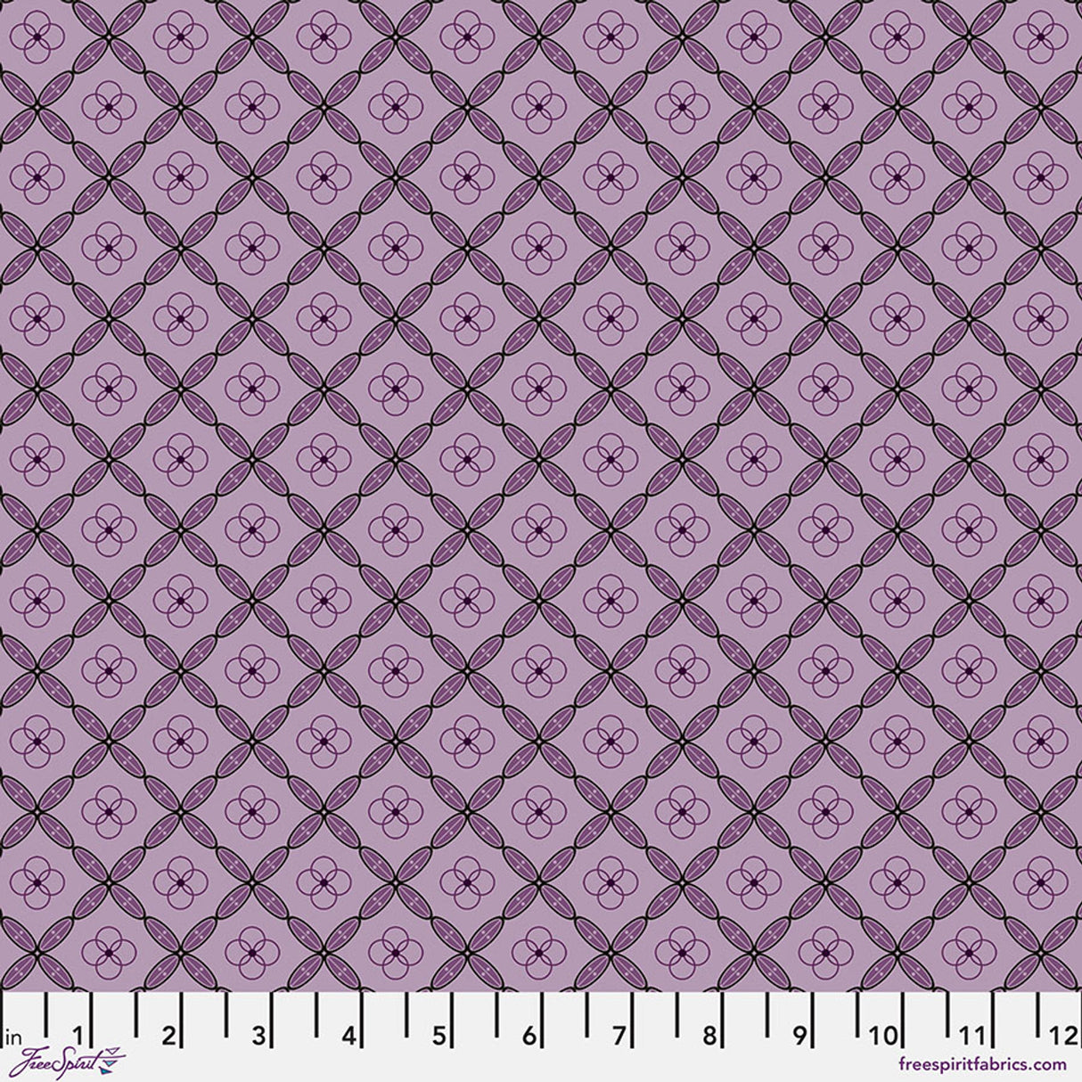 Tiles - Amethyst || Enrapture by the yard from Guicy Guice for FreeSpirit Fabrics