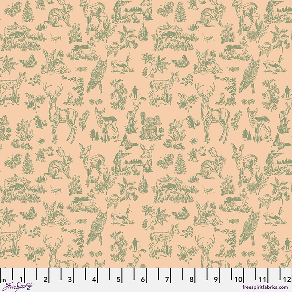 Bambi - Coral || Last Fall in Japan by the yard from Natalie Lete