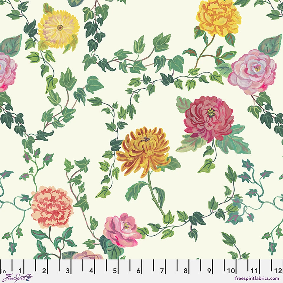 Ivy and Flowers - Cream || Last Fall in Japann by the yard from Natalie Lete