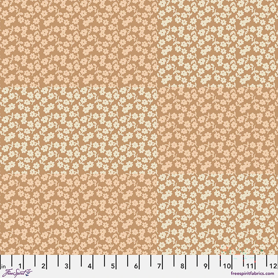 Little Flowers - Coral || Last Fall in Japan by the yard from Natalie Lete