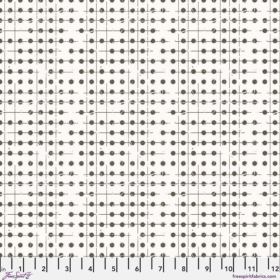 Dot Plot - Paper || Stamped from Seth Apter for Free Spirit Fabrics, by the yard