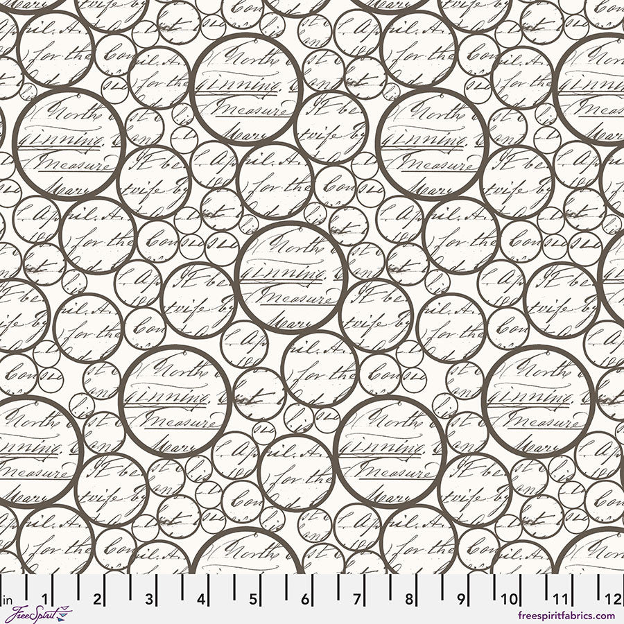 Orbit - Paper || Stamped from Seth Apter for Free Spirit Fabrics, by the yard